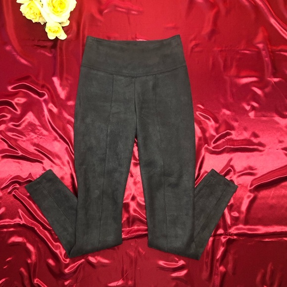 White House Black Market Pants - White House Black Market (WHBM) Faux Suede Runway Legging Grey